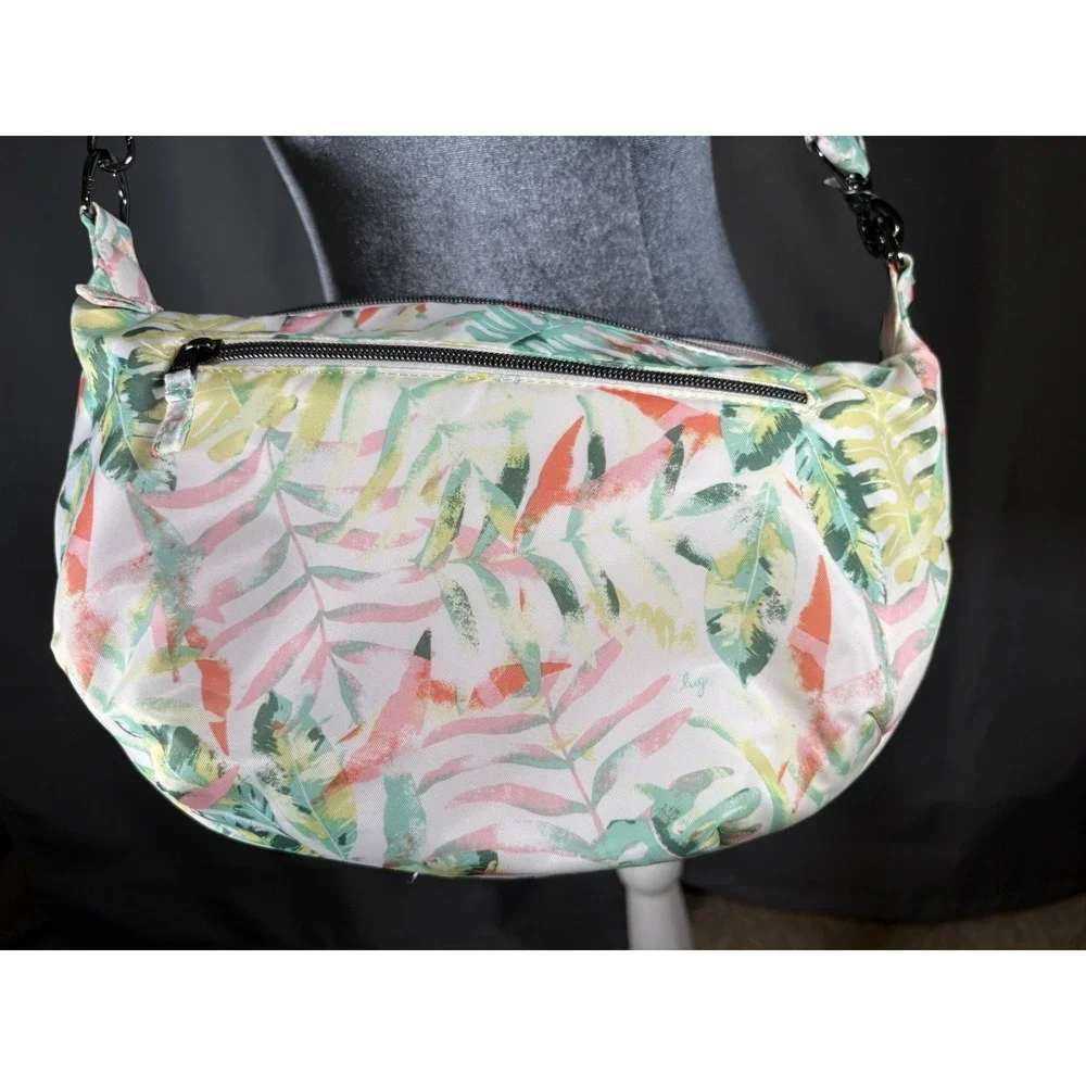 NWT Lug Bolero Crossbody Bag Candy Tropics Quilted Tropical Floral Shoulder Bag